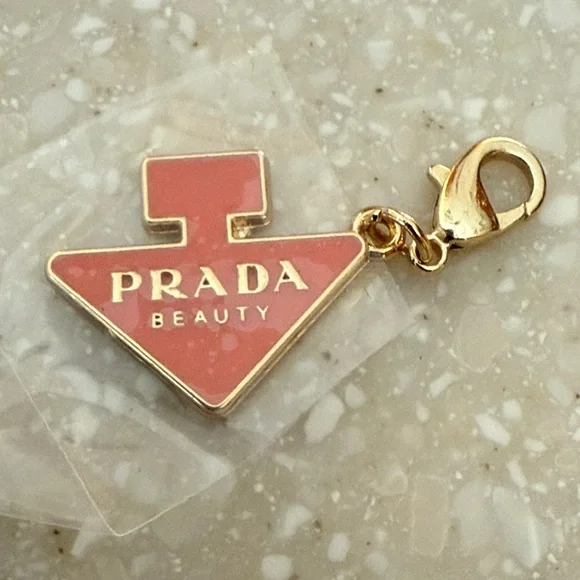 Prada Pink and Gold Keychain Charm - Picture 3 of 3